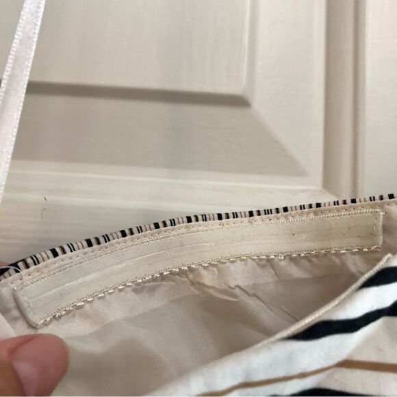 London Times One Strap Off The Shoulder Pink, Black, and White Dress Size 4 - Picture 3 of 11